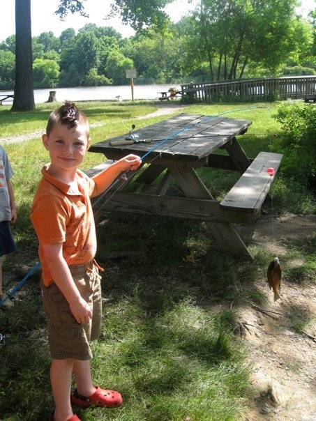 Tyler's First Catch near North Star, Delaware